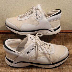 Zeba Men's Hands-Free Walking Shoes Arctic White Size 9.5 EUC